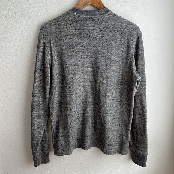 Alesbury Gray Long Sleeve Thermal Henley Men’s Size Small - Picture 5 of 5